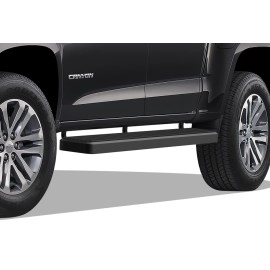 APS IB03FAI7B - 6" iStep Style Door-to-Door Black Stainless Steel Side Steps