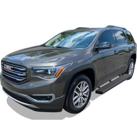 APS IB03FCC3B - 6" iStep Style Door-to-Door Black Stainless Steel Side Steps