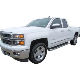 APS IB03RAI5A - 6" iRunning Board Door-to-Door Polished Aircraft Aluminum Running Boards