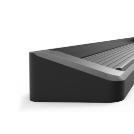 APS IB03RAI5B - 6" iRunning Board Door-to-Door Black Aircraft Aluminum Running Boards