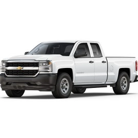 APS IB03RAI5H - Flat Style Door-to-Door Black Stainless Steel Running Boards