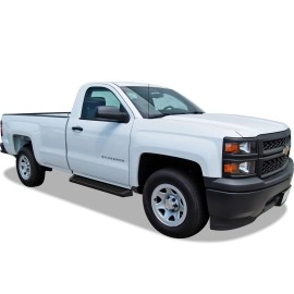 APS IB03RAI6B - 6" iRunning Board Door-to-Door Black Aircraft Aluminum Running Boards