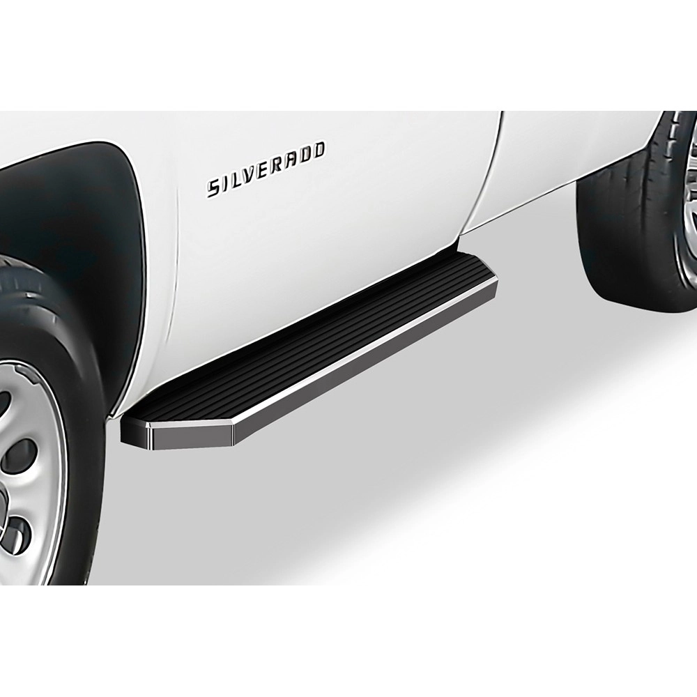 APS IB03RAI6Y - Flat Style Door-to-Door Polished Stainless Steel Running Boards