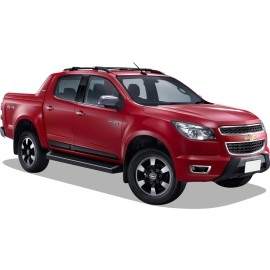 APS IB03RAI7B - 6" iRunning Board Door-to-Door Black Aircraft Aluminum Running Boards