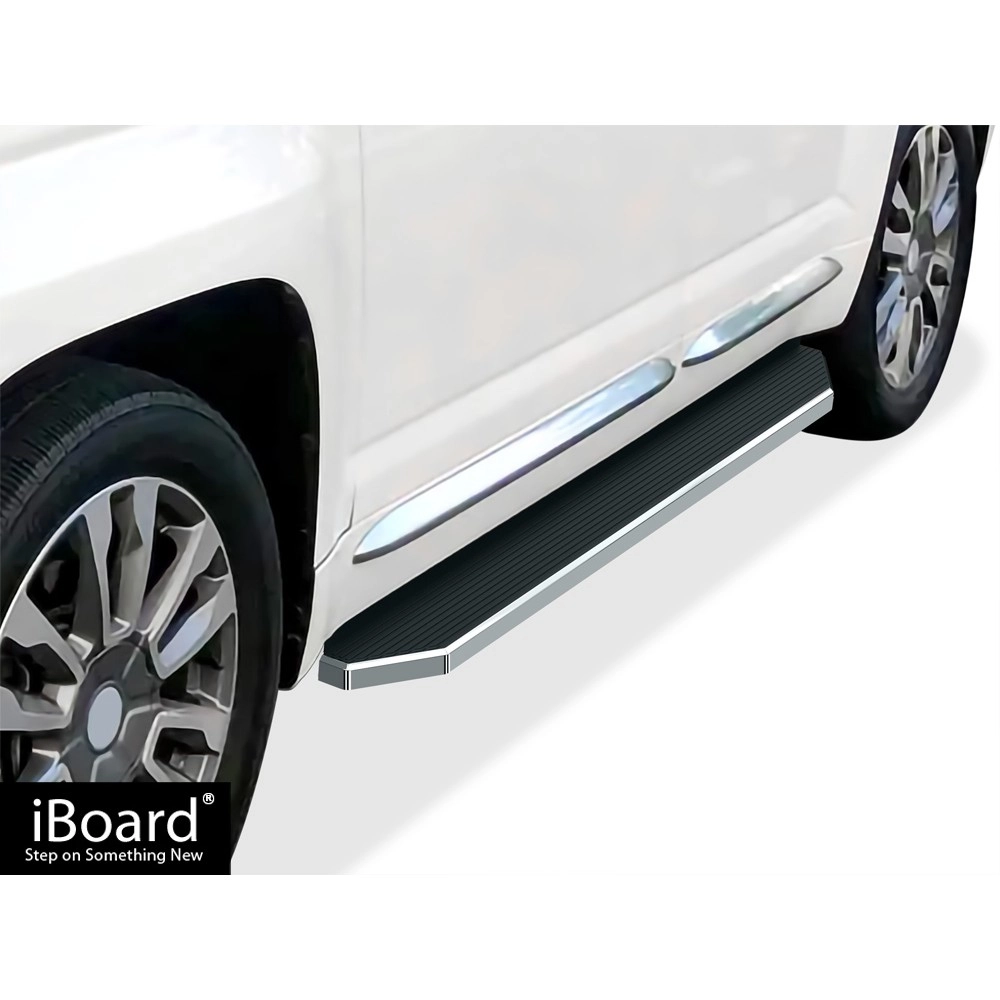 APS IB03RBC3Y - Flat Style Door-to-Door Polished Stainless Steel Running Boards