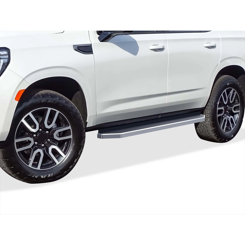 APS IB03RCC1Y - Flat Style Door-to-Door Polished Stainless Steel Running Boards