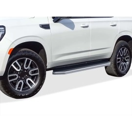APS IB03RCC1Y - Flat Style Door-to-Door Polished Stainless Steel Running Boards