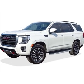APS IB03RCC1Y - Flat Style Door-to-Door Polished Stainless Steel Running Boards
