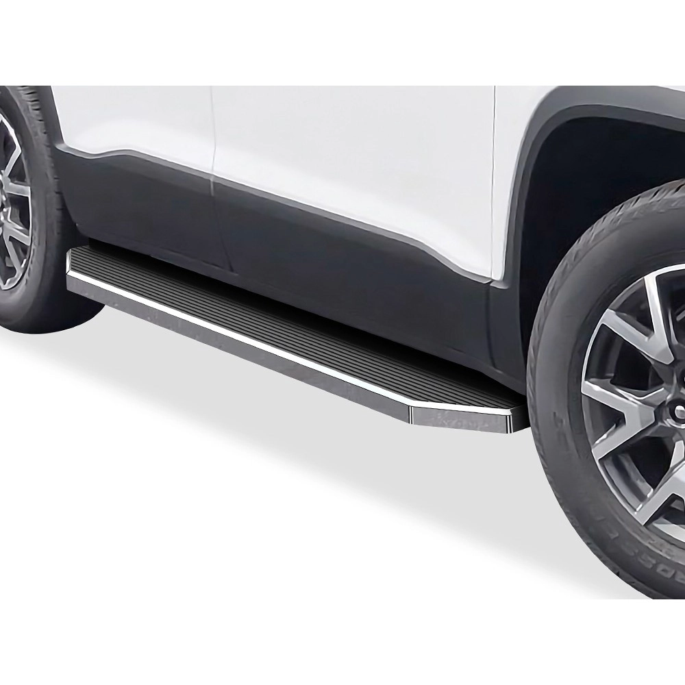 APS IB03RCC3Y - Flat Style Door-to-Door Polished Stainless Steel Running Boards