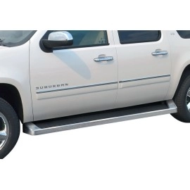 APS IB03RIJ6A - 6" iRunning Board Door-to-Door Polished Aircraft Aluminum Running Boards