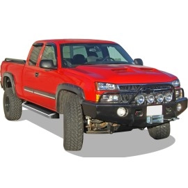 APS IB03RJB0A - 6" iRunning Board Door-to-Door Polished Aircraft Aluminum Running Boards