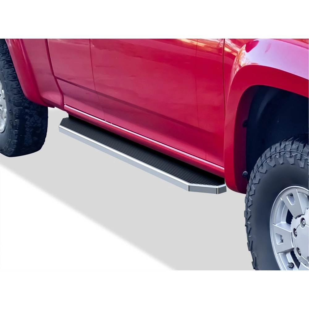 APS IB03RJB0Y - Flat Style Door-to-Door Polished Aircraft Aluminum Running Boards