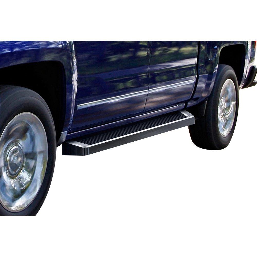 APS IB03RJG1A - 6" iRunning Board Door-to-Door Polished Aircraft Aluminum Running Boards