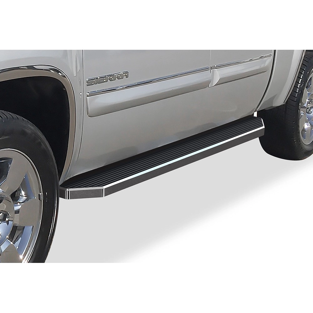 APS IB03RJJ1Y - Flat Style Door-to-Door Polished Stainless Steel Running Boards