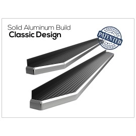 APS IB03RJJ1Y - Flat Style Door-to-Door Polished Stainless Steel Running Boards