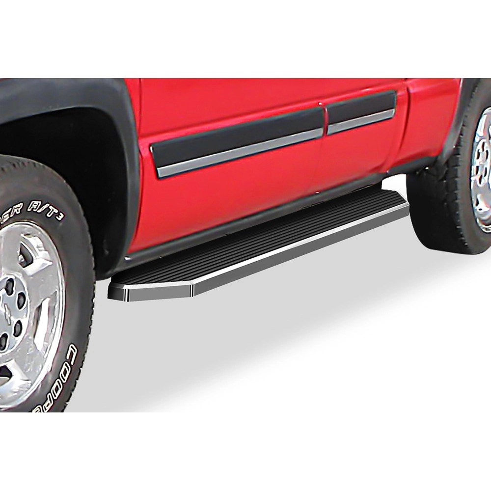 APS IB03RJJ4Y - Flat Style Door-to-Door Polished Stainless Steel Running Boards