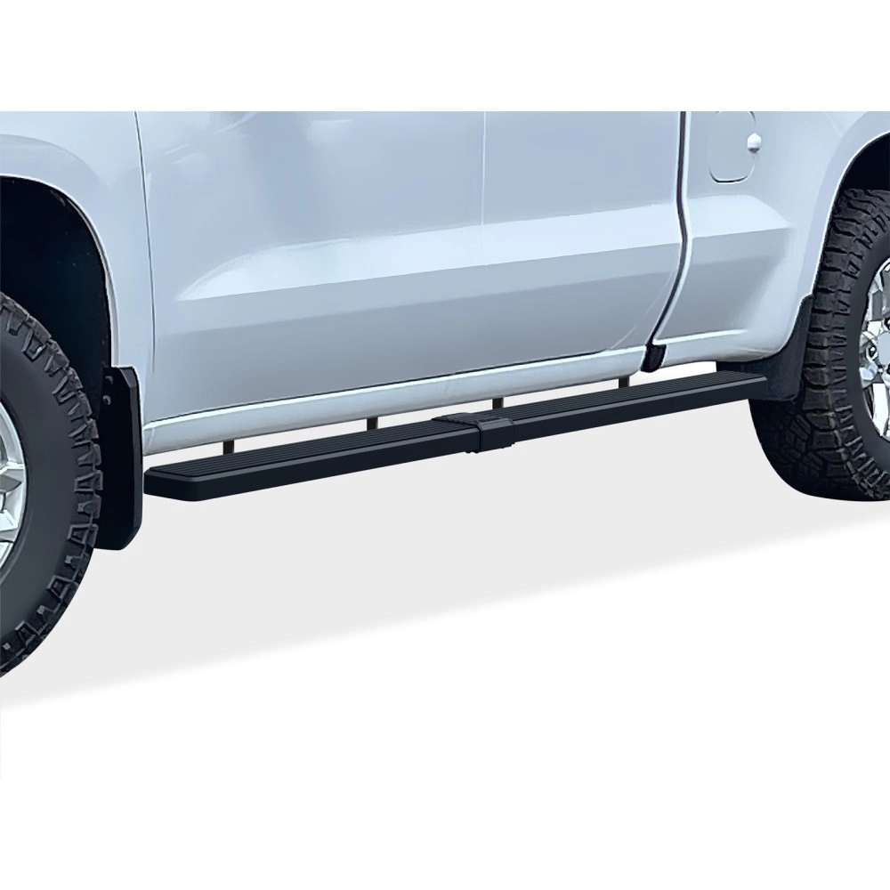 APS IB03SAG1LB - 6" iStep Style  Wheel-to-Wheel Black Stainless Steel Side Steps