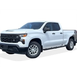 APS IB03SAG1LB - 6" iStep Style  Wheel-to-Wheel Black Stainless Steel Side Steps