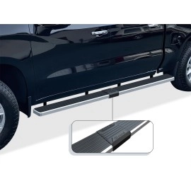 APS IB03SAG1SA - 6" iStep Style  Wheel-to-Wheel Hairline Stainless Steel Side Steps