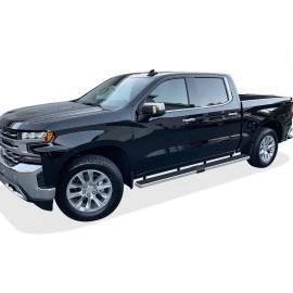 APS IB03SAG1SA - 6" iStep Style  Wheel-to-Wheel Hairline Stainless Steel Side Steps