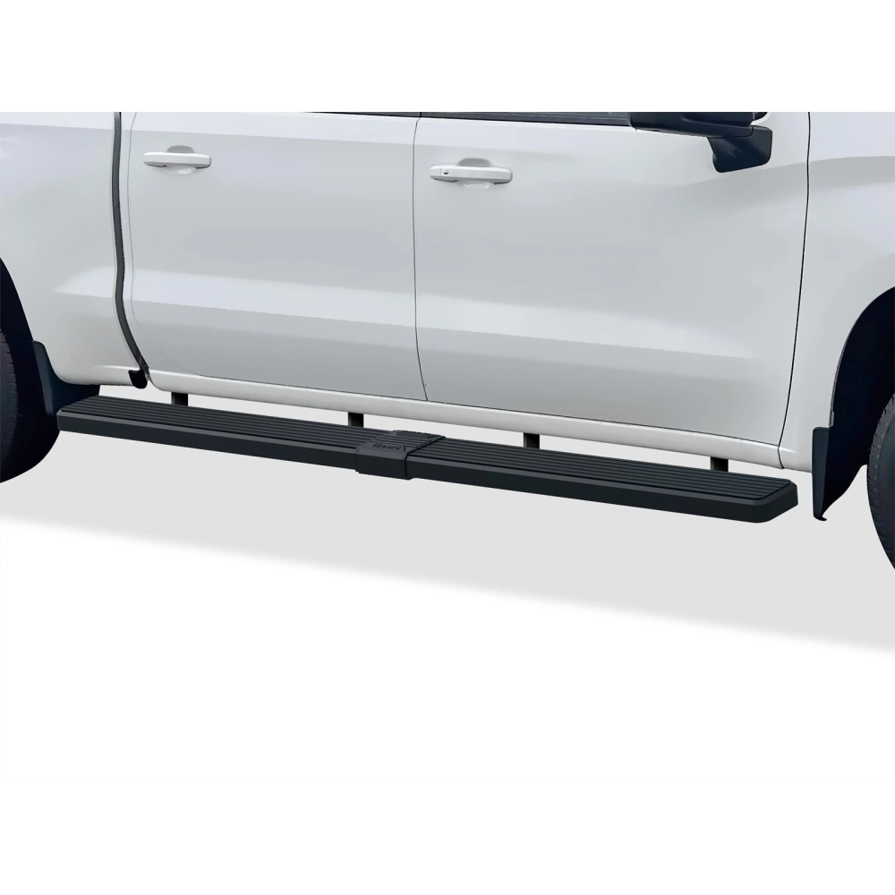 APS IB03SAG1SB - 6" iStep Style  Wheel-to-Wheel Black Stainless Steel Side Steps