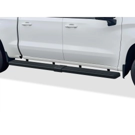 APS IB03SAG1SB - 6" iStep Style  Wheel-to-Wheel Black Stainless Steel Side Steps