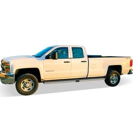 APS IB03SAI5XC - 6" iStep Style  Wheel-to-Wheel Hairline Stainless Steel Side Steps