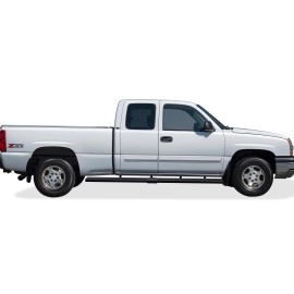 APS IB03SAI5XH - 6" iStep Style  Wheel-to-Wheel Black Stainless Steel Side Steps