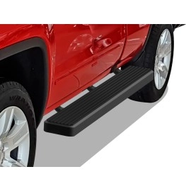 APS IB03SAI6LB - 6" iStep Style  Wheel-to-Wheel Black Stainless Steel Side Steps