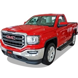 APS IB03SAI6LB - 6" iStep Style  Wheel-to-Wheel Black Stainless Steel Side Steps