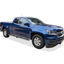 APS IB03SAI7LA - 6" iStep Style  Wheel-to-Wheel Hairline Stainless Steel Side Steps