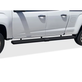 APS IB03SAI7LB - 6" iStep Style  Wheel-to-Wheel Black Stainless Steel Side Steps