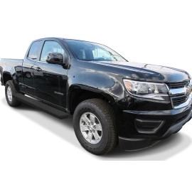 APS IB03SAI8LB - 6" iStep Style  Wheel-to-Wheel Black Stainless Steel Side Steps