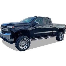 APS IB03SBI5LC - 6" iStep Style  Wheel-to-Wheel Hairline Stainless Steel Side Steps