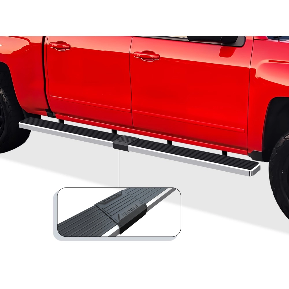 APS IB03SJG1SA - 6" iStep Style  Wheel-to-Wheel Hairline Stainless Steel Side Steps