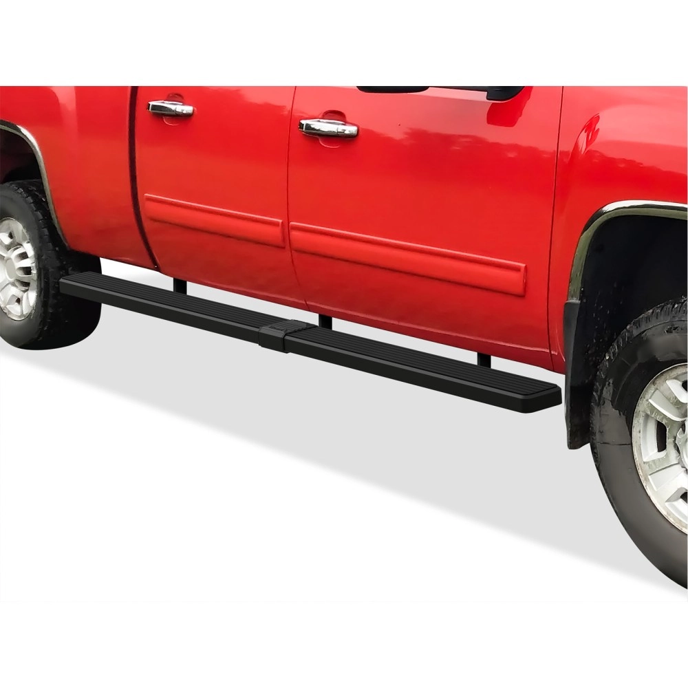 APS IB03SJJ1LB - 6" iStep Style  Wheel-to-Wheel Black Stainless Steel Side Steps