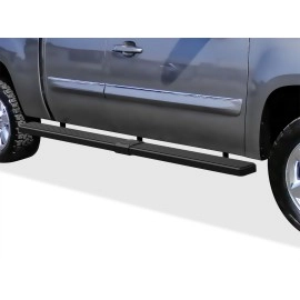 APS IB03SJJ4SB - 6" iStep Style  Wheel-to-Wheel Black Stainless Steel Side Steps