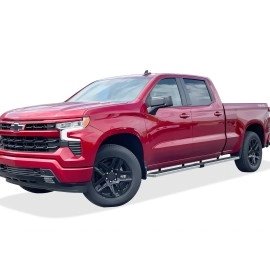 APS IB03WAG1LC - 5" iStep Style  Wheel-to-Wheel Hairline Stainless Steel Side Steps