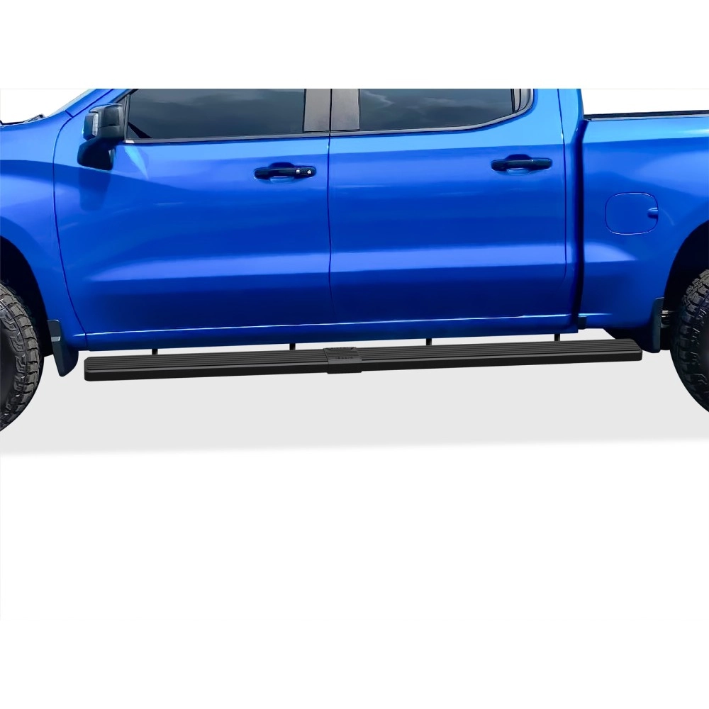 APS IB03WAG1SB - 5" iStep Style  Wheel-to-Wheel Black Stainless Steel Side Steps