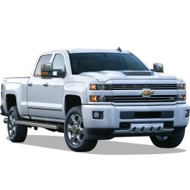 APS IB03WAI5SC - 5" iStep Style  Wheel-to-Wheel Hairline Stainless Steel Side Steps