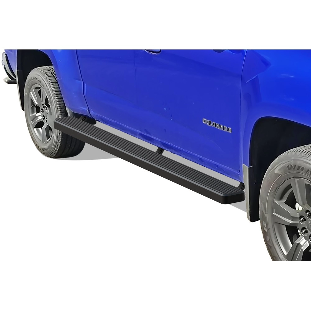 APS IB03WAI7SB - 5" iStep Style  Wheel-to-Wheel Black Stainless Steel Side Steps