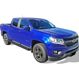 APS IB03WAI7SB - 5" iStep Style  Wheel-to-Wheel Black Stainless Steel Side Steps