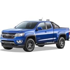 APS IB03WAI8LB - 5" iStep Style  Wheel-to-Wheel Black Stainless Steel Side Steps