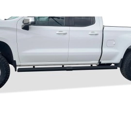 APS IB03WBI5LB - 5" iStep Style  Wheel-to-Wheel Black Stainless Steel Side Steps