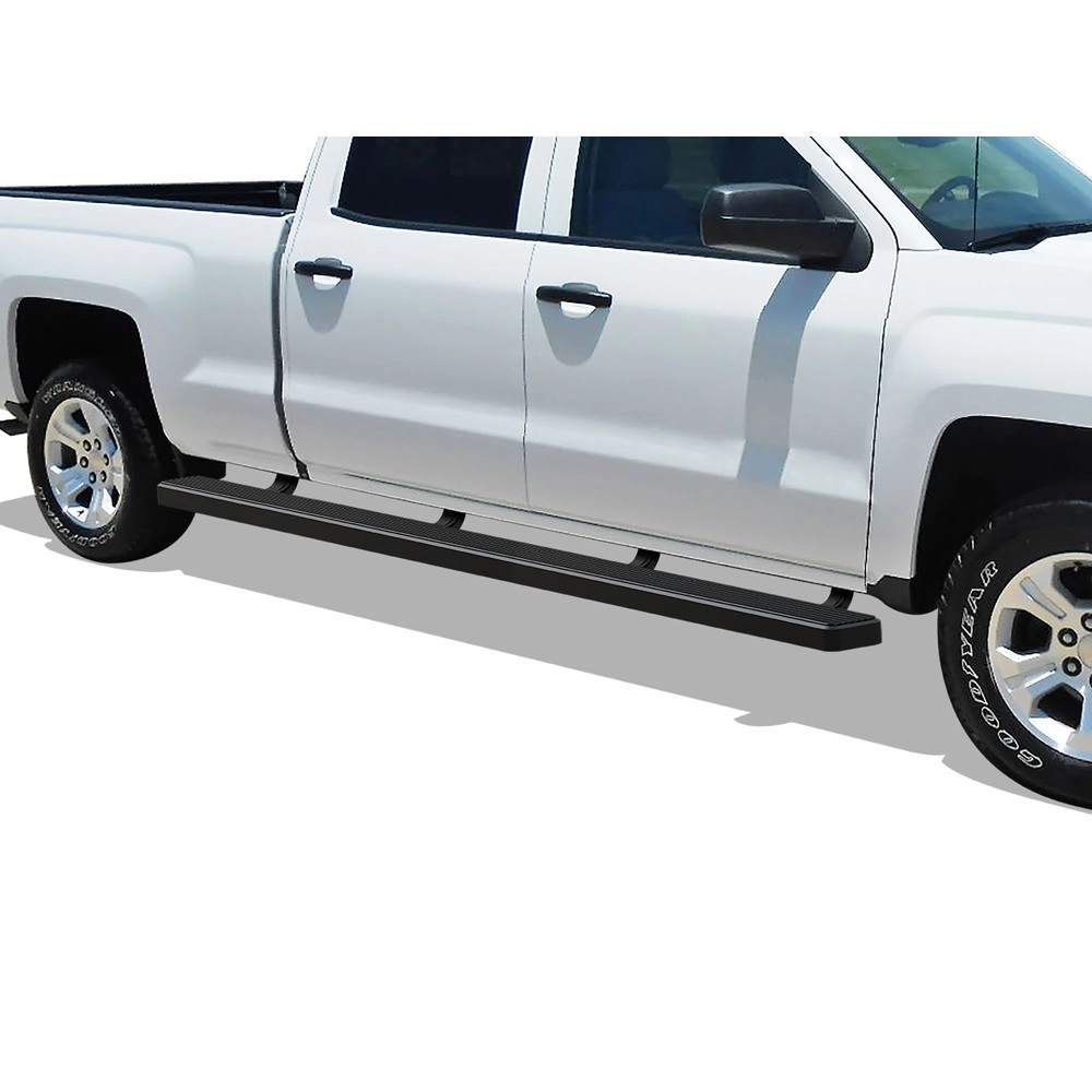 APS IB03WJG1LH - 5" iStep Style  Wheel-to-Wheel Black Stainless Steel Side Steps