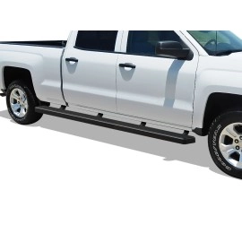 APS IB03WJG1LH - 5" iStep Style  Wheel-to-Wheel Black Stainless Steel Side Steps