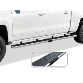 APS IB03WJG1SA - 5" iStep Style  Wheel-to-Wheel Hairline Stainless Steel Side Steps