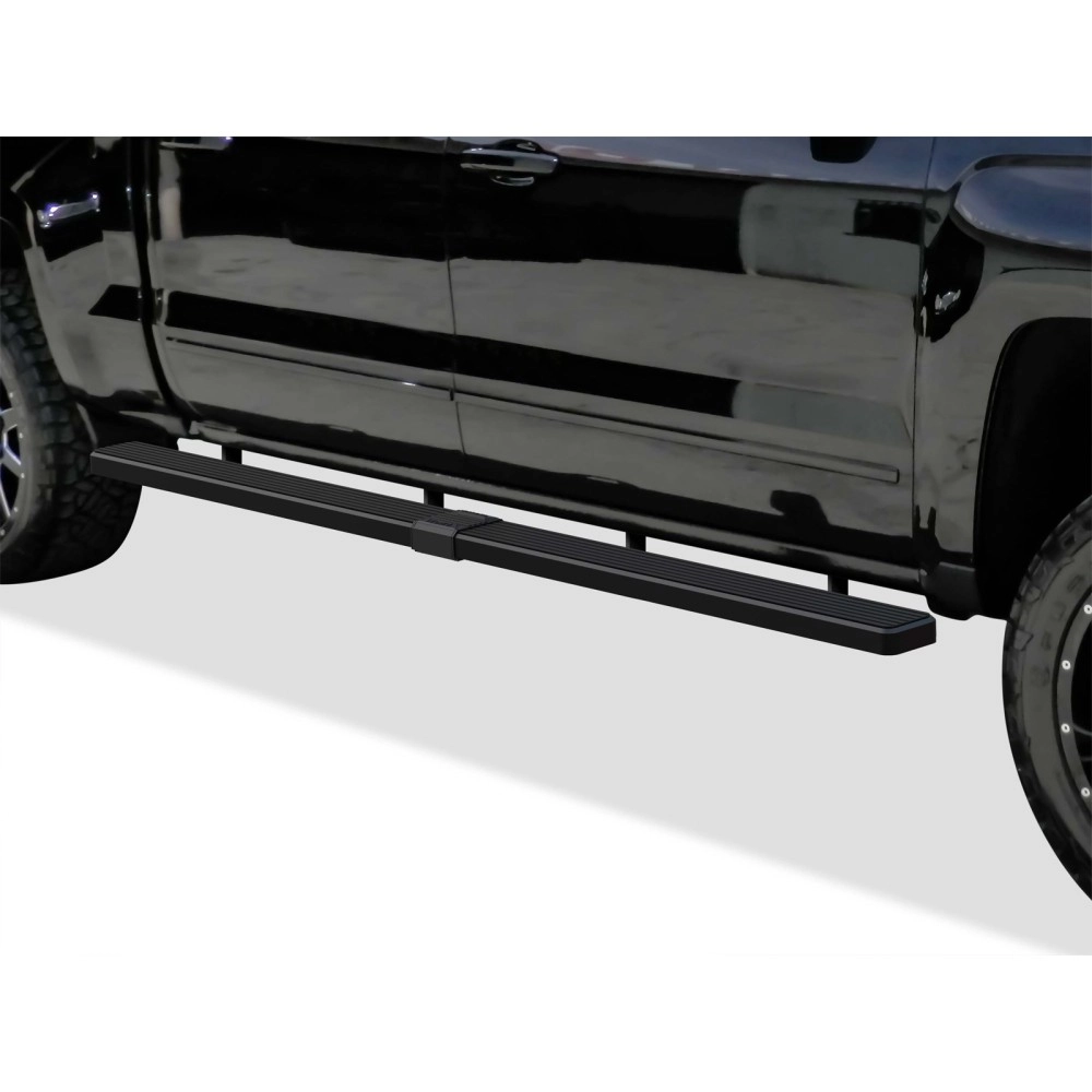 APS IB03WJG1SB - 5" iStep Style  Wheel-to-Wheel Black Stainless Steel Side Steps