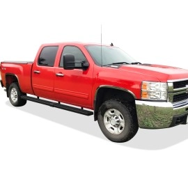 APS IB03WJJ1LB - 5" iStep Style  Wheel-to-Wheel Black Stainless Steel Side Steps