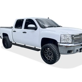 APS IB03WJJ1SB - 5" iStep Style  Wheel-to-Wheel Black Stainless Steel Side Steps